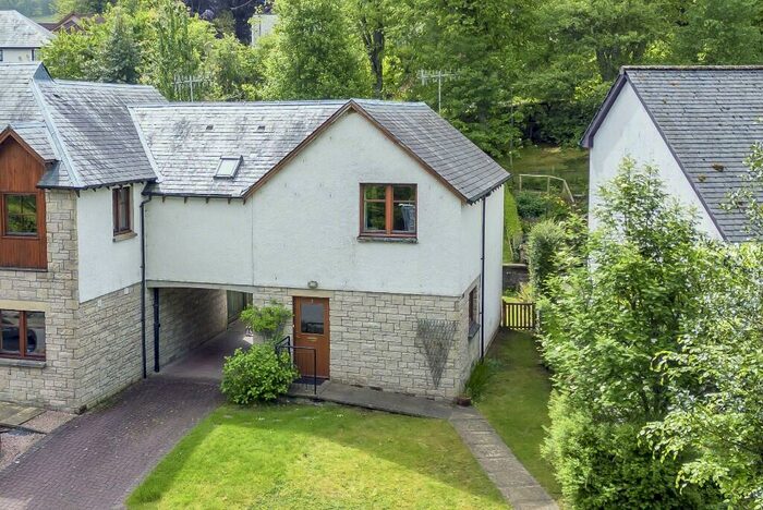 3 Bedroom End Of Terrace House For Sale In The Beeches, Aberfeldy, Perthshire, PH15
