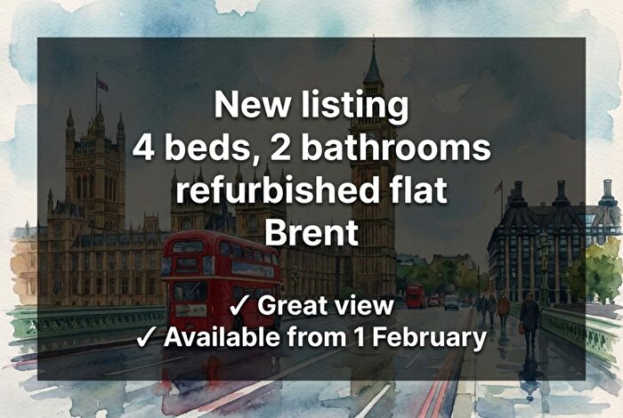 4 Bedroom Flat To Rent In Randall Avenue, London, NW2