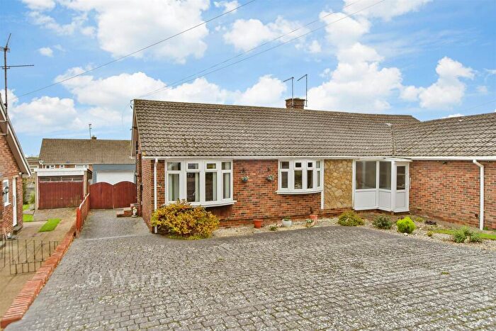 2 Bedroom Semi-Detached Bungalow For Sale In Wimbourne Drive, Rainham, Gillingham, Kent, ME8