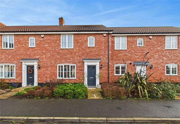 3 Bedroom Terraced House For Sale In Bibbys Way, Framlingham, Woodbridge, Suffolk, IP13