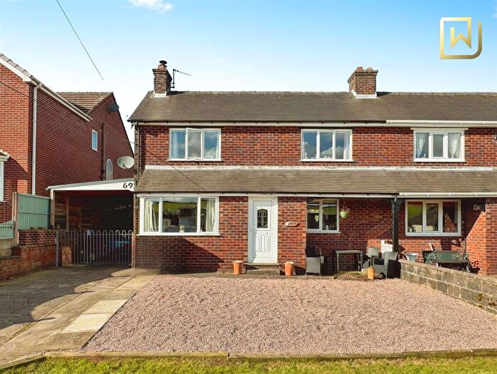 2 Bedroom Semi-Detached House For Sale In Basford Bridge Lane, Cheddleton, Staffordshire, ST13
