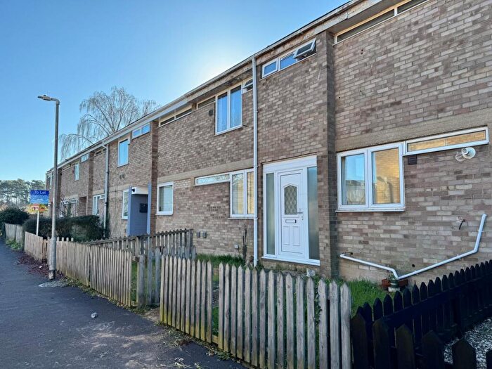 3 Bedroom Terraced House For Sale In St. Johns Close, Mildenhall, Bury St. Edmunds, Suffolk, IP28