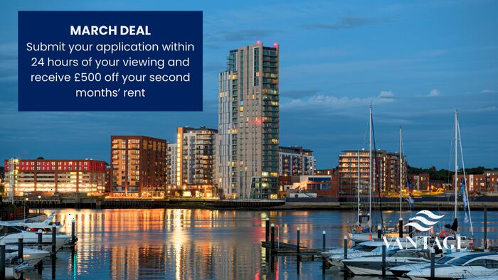 1 Bedroom Apartment To Rent In Vantage Tower, Centenary Plaza, SO19