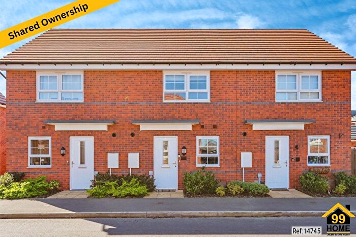 2 Bedroom Terraced House For Sale In Mansell Avenue, Lichfield, Staffordshire, WS13