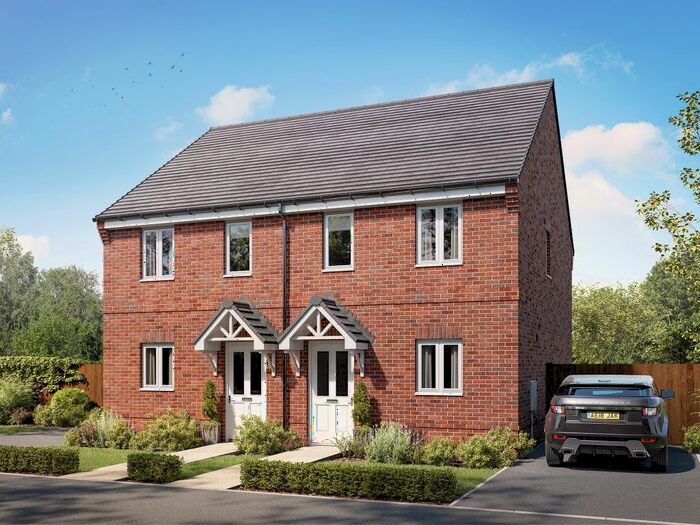 2 Bedroom Semi Detached House For Sale In "The Haldon" At Eriswell Road, Lakenheath, Brandon, IP27