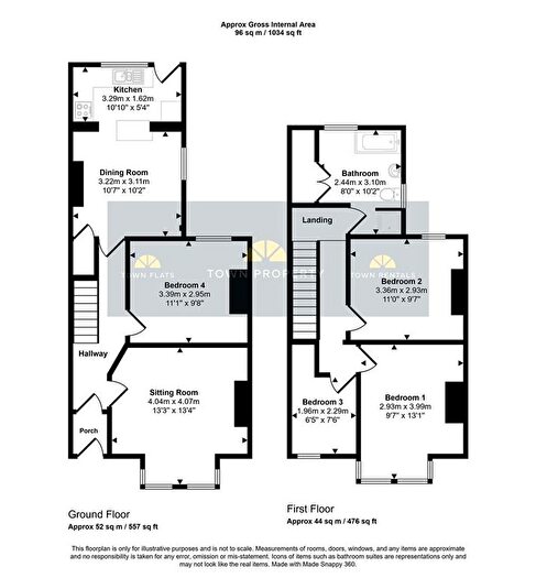 3 Bedroom Terraced House For Sale In Channel View Road, Eastbourne, BN22