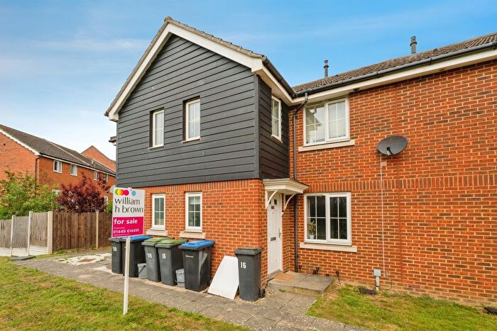 2 Bedroom Terraced House For Sale In Guillemot Close, Stowmarket, IP14