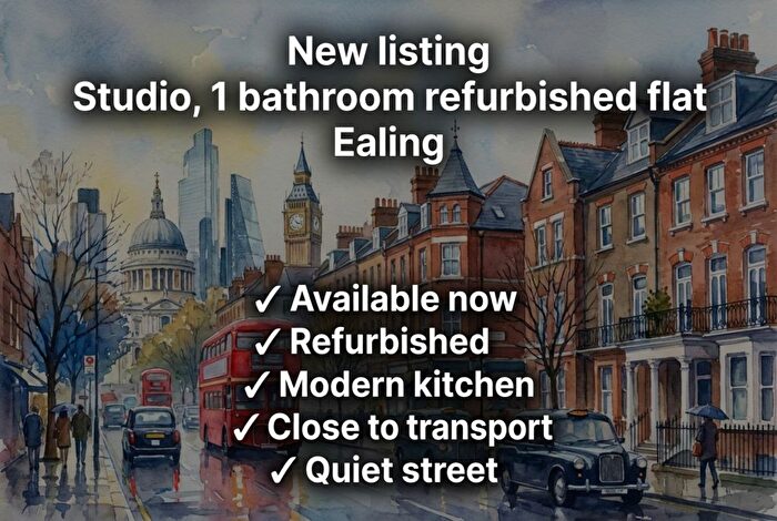 Studio To Rent In Oakfield Gardens, Greenford, UB6