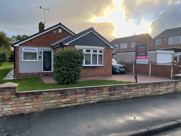 2 Bedroom Bungalow To Rent In Newlyn Avenue, Congleton, CW12