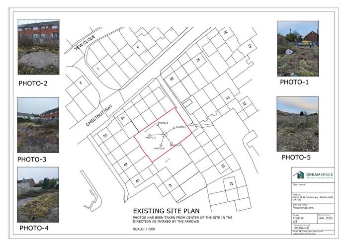 Land For Sale In Land To The Rear Of, - Chestnut Way, Merthyr Tydfil, Mid Glamorgan, CF47