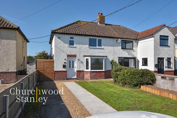 2 Bedroom Semi-Detached House For Sale In Harwich Road, Little Oakley, CO12