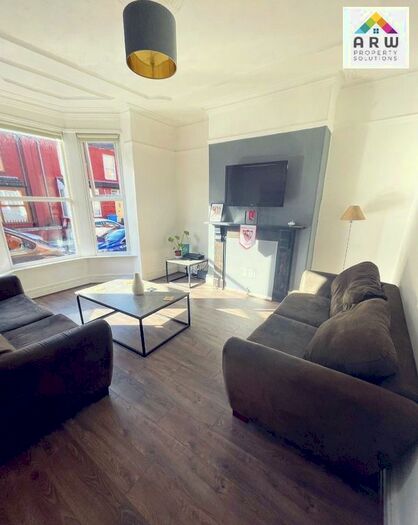 5 Bedroom Terraced House To Rent In Russell Road, Liverpool, Merseyside, L18