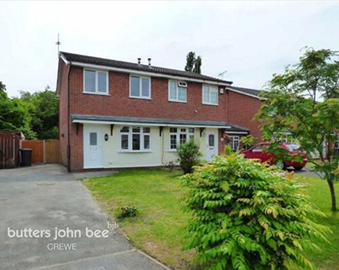 2 Bedroom Semi-Detached House To Rent In Bowland Croft, Crewe, CW1