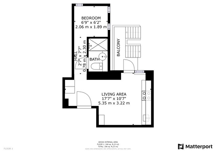 Studio To Rent In , A Upper Parliament Street, Nottingham, Nottinghamshire, NG1