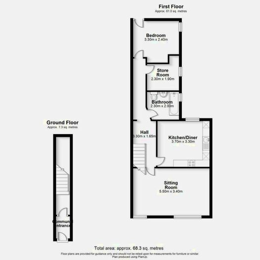 1 Bedroom Flat To Rent In Trelawney Road, Falmouth, TR11