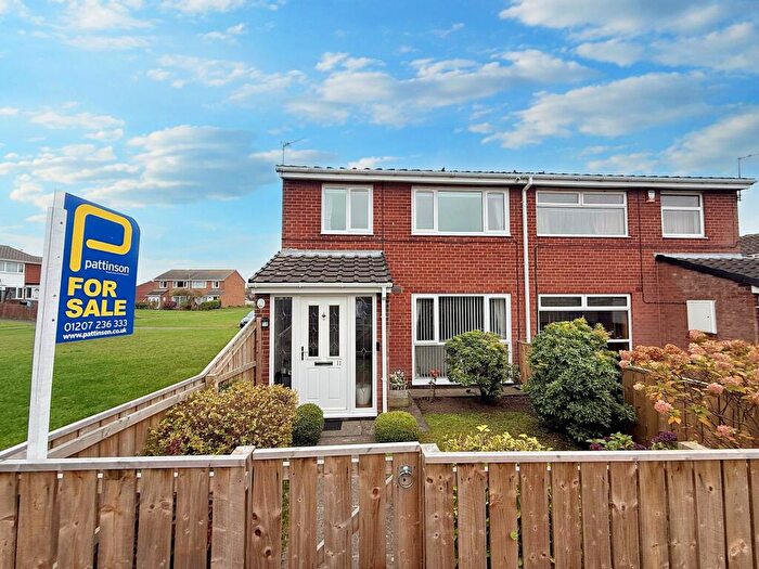 3 Bedroom Semi-Detached House For Sale In Darling Place, South Stanley, Stanley, Durham, DH9