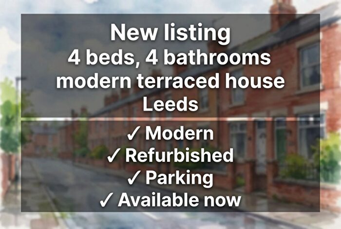 4 Bedroom Terraced House To Rent In Hyde Park Road, Hyde Park, Leeds, LS6