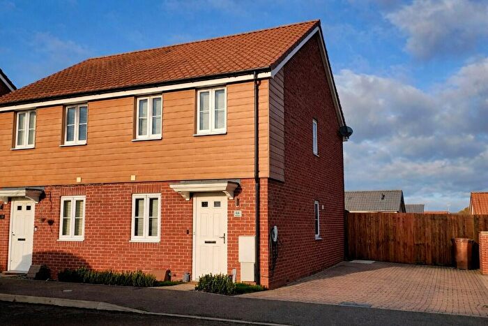 2 Bedroom Semi Detached House For Sale In River Way, Great Blakenham, Ipswich, Suffolk, IP6