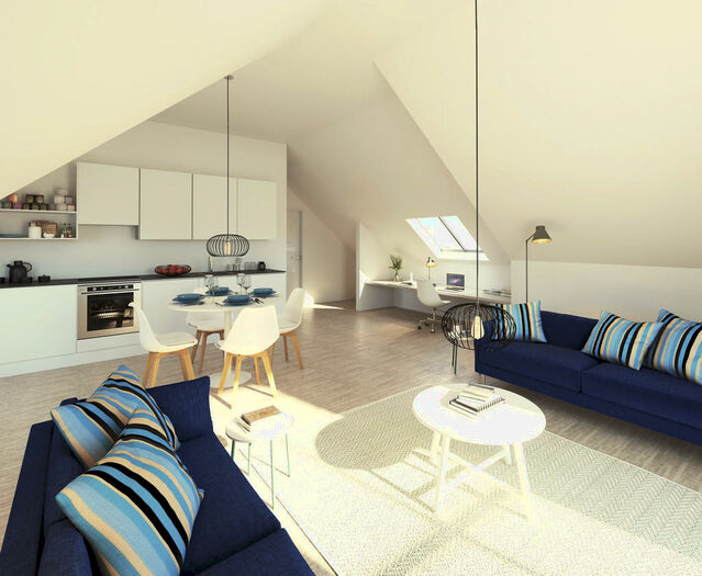 1 Bedroom Penthouse To Rent In The Leat, Tudor Street, EX4