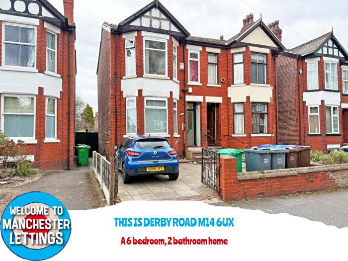 6 Bedroom House To Rent In Derby Road Manchester, M14
