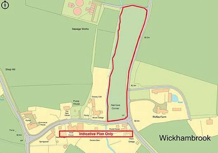 Land For Sale In Church Road, Wickhambrook, Newmarket, CB8