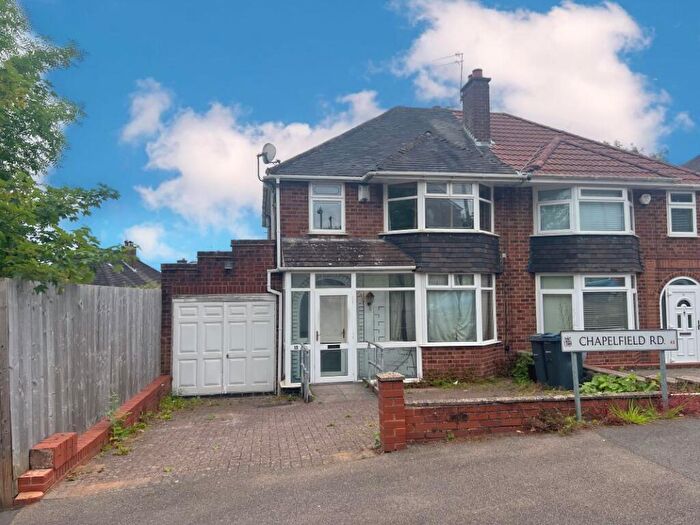 3 Bedroom Semi Detached House For Sale In Chapelfield Road, Rednal, Birmingham, B45