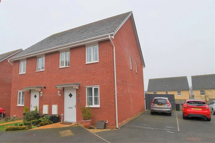 2 Bedroom Semi-Detached House To Rent In Portland Close, Cullompton, Devon, EX15