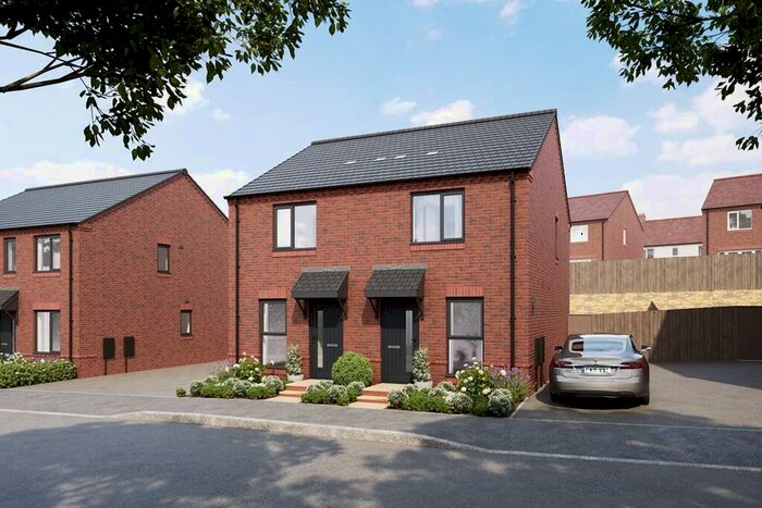 2 Bedroom Semi-Detached House For Sale In Rockcliffe Close, Church Gresley, Swadlincote, DE11