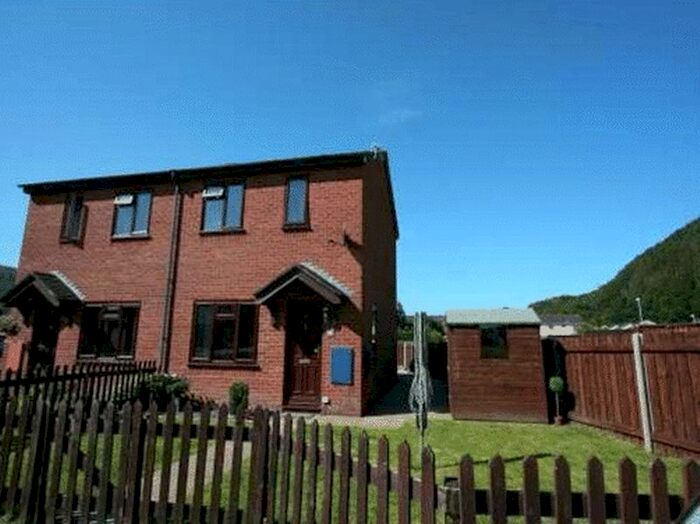 2 Bedroom Semi-Detached House To Rent In Craigfryn, Machynlleth SY20
