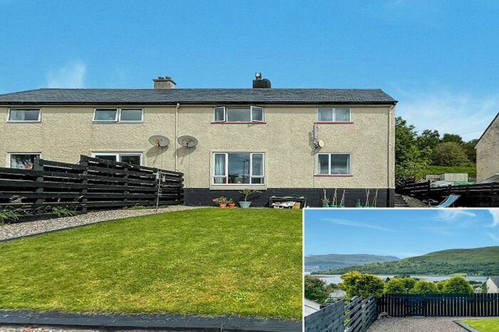 4 Bedroom Semi-Detached House For Sale In Lady Margaret Drive, Corpach, Fort William, Inverness-Shire, PH33