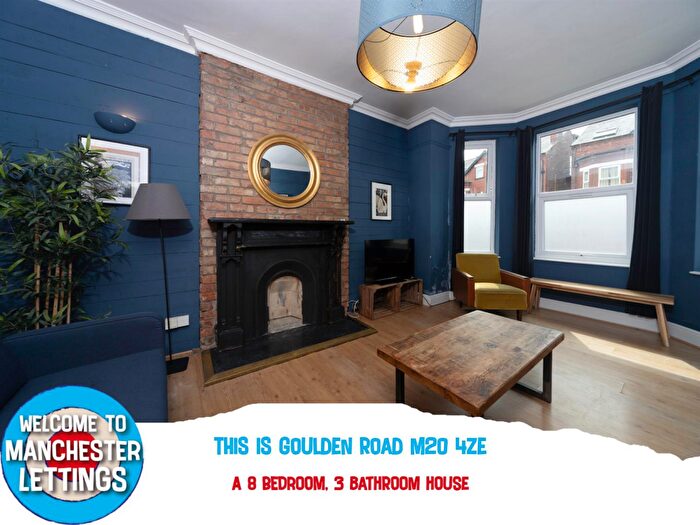 8 Bedroom End Of Terrace House To Rent In Goulden Road Manchester, M20