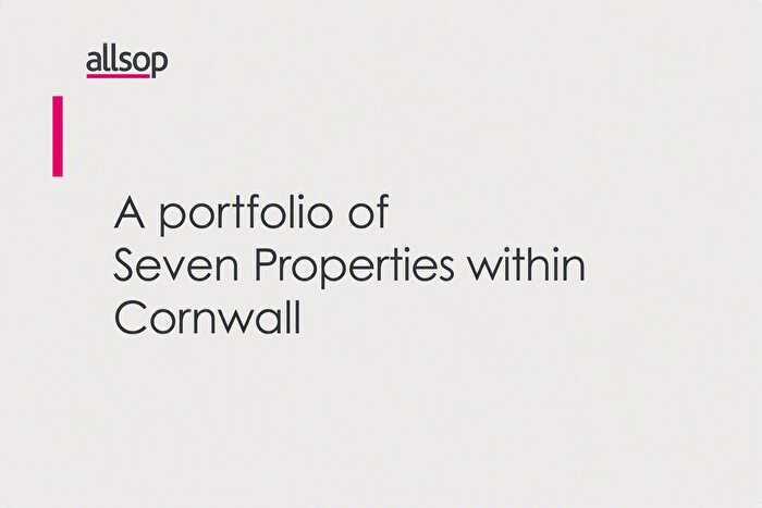 19 Bedroom Property For Sale In A Portfolio Of Seven Properties Within, Camborne, Truro And Redruth, Cornwall, TR14