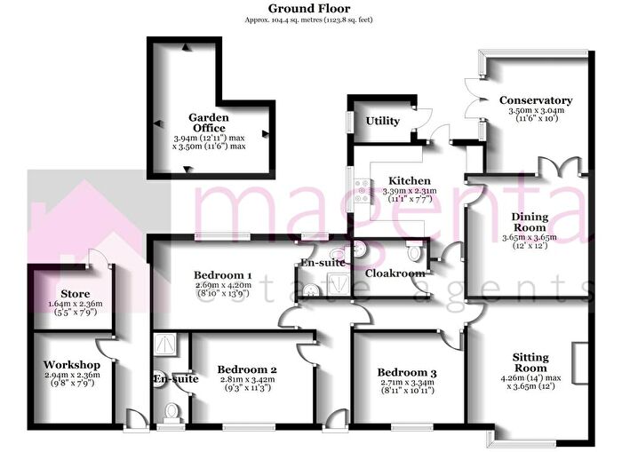 3 Bedroom Bungalow For Sale In London Road, Raunds, NN9