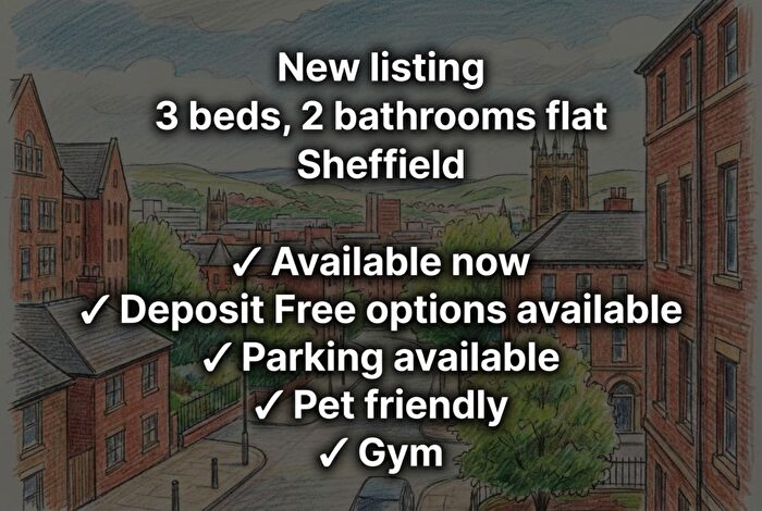 3 Bedroom Flat To Rent In Milton Street, Sheffield, S3