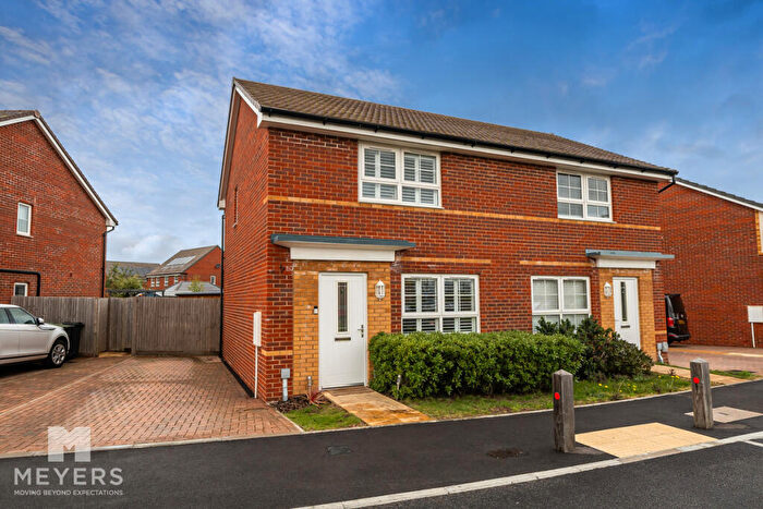 2 Bedroom Semi Detached House For Sale In Strickland Way, Wimborne, BH21