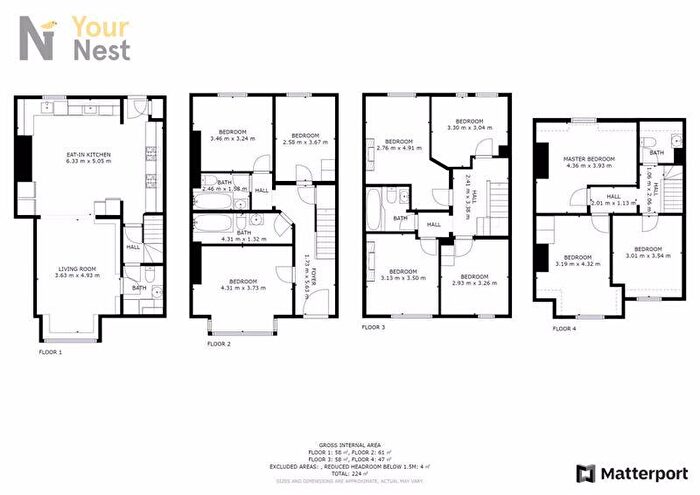 10 Bedroom Terraced House To Rent In Manor Terrace, Hyde Park, Leeds, LS6
