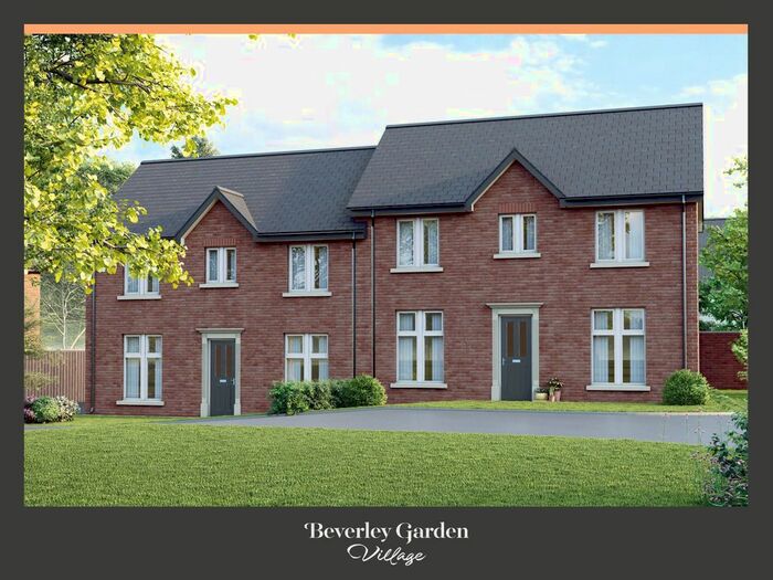 3 Bedroom Semi-Detached House For Sale In Beverley Garden Village, Bangor Road, Newtownards, County Down, BT23