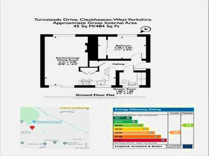 1 Bedroom Flat To Rent In Turnsteads Drive, Cleckheaton, BD19