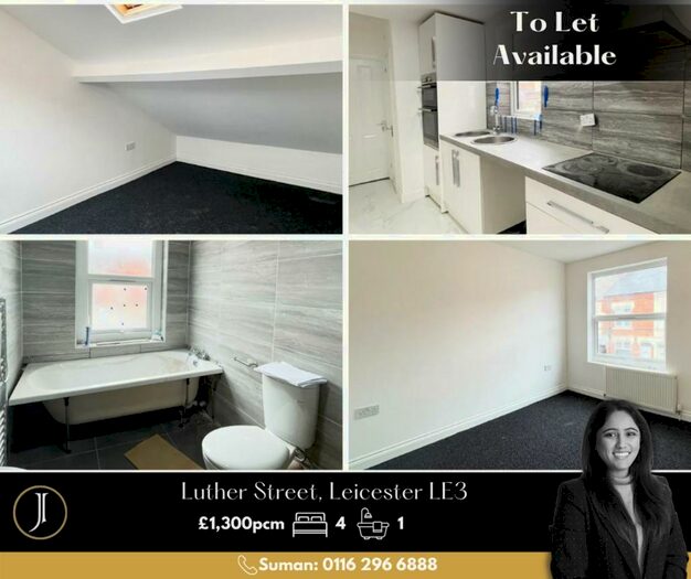 Terraced House To Rent In Luther Street, Leicester, LE3