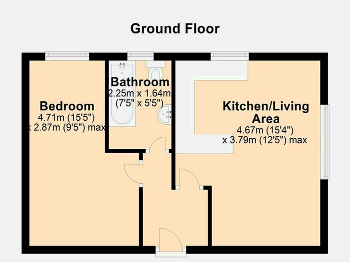 1 Bedroom Flat To Rent In Gravelly Hill, Erdington, Birmingham, B23
