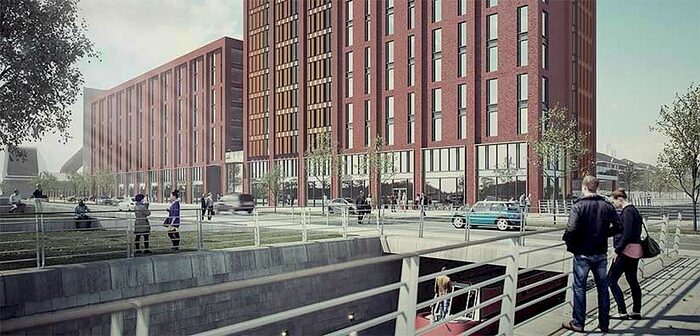 1 Bedroom Flat To Rent In Quay Central, Jesse Hartley Way, L3