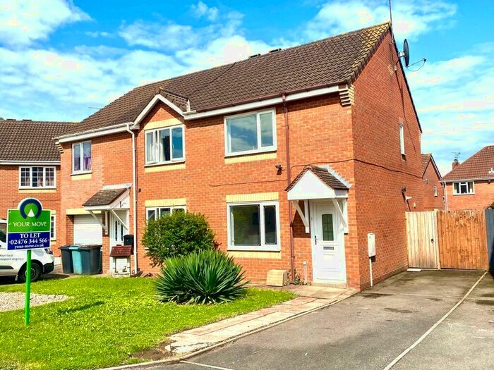2 Bedroom Semi-Detached House To Rent In Albrighton Walk, Nuneaton, Warwickshire, CV11
