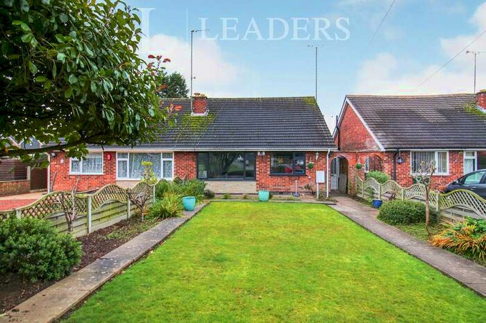 2 Bedroom Bungalow To Rent In Postbridge Road, Coventry, CV3