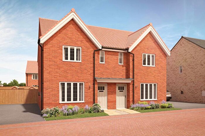 3 Bedroom Semi-Detached House For Sale In "The Knebworth" At Bury Road, Stanton, Bury St. Edmunds, IP31