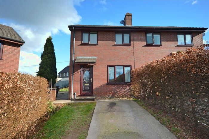 2 Bedroom Semi-Detached House For Sale In Ffordd Newydd, Bettws Cedewain, Newtown, Powys, SY16