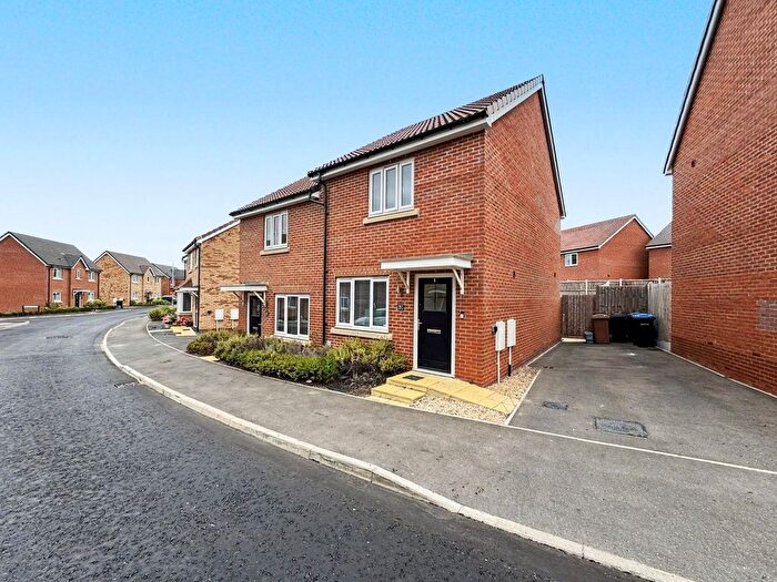 2 Bedroom Semi Detached House For Sale In Hummingbird Drive, Stowmarket, Stowmarket, IP14