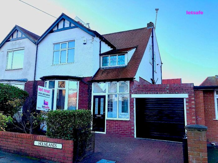 3 Bedroom Semi-Detached House To Rent In Holmlands, Monkseaton, Whitley Bay., NE25