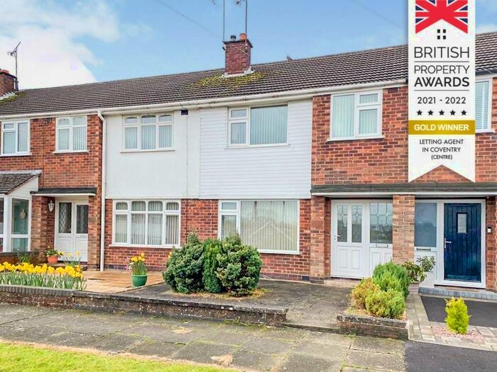 3 Bedroom Terraced House To Rent In Mount Nod Way, Mount Nod, Coventry, West Midlands, CV5