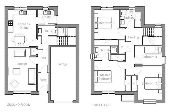 4 Bedroom Detached House For Sale In Paton Close, Hayfield Brae, Methven, Perthshire, PH1