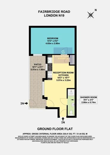 1 Bedroom End Of Terrace House To Rent In Fairbridge Road, Archway, London, N19